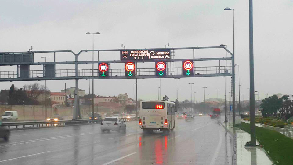 ​Bakının bu yollarında sürət həddi