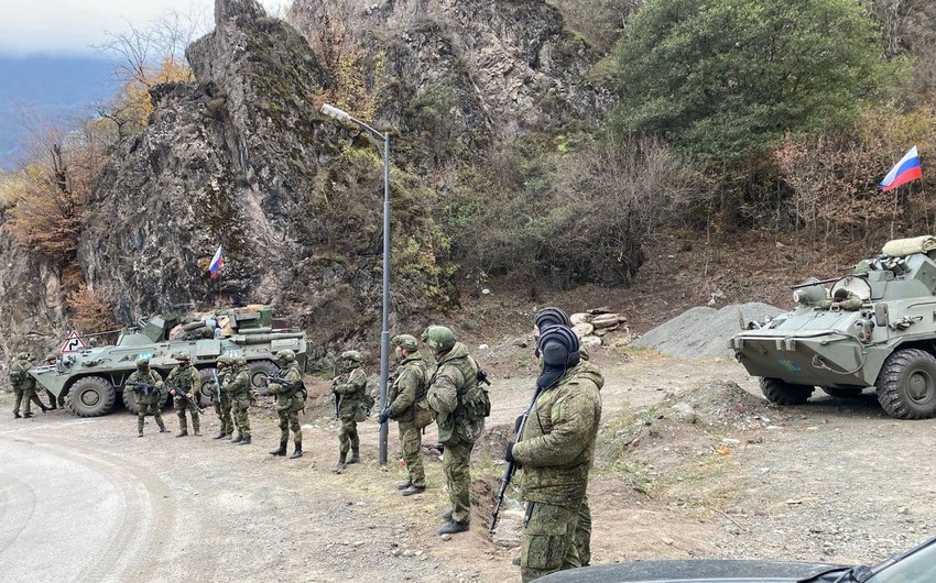 ​Azərbaycan Rusiya sülhməramlılarının müvəqqəti yerləşdiyi ərazilərdə 